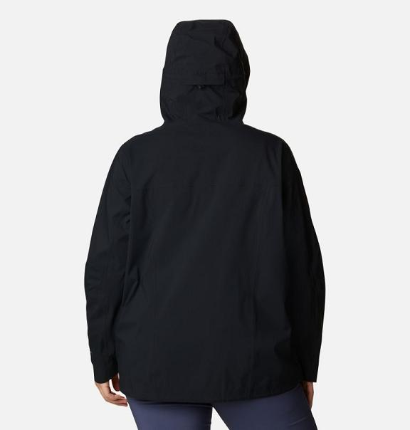 Columbia Omni-Tech Rain Jacket Black For Women's NZ89471 New Zealand